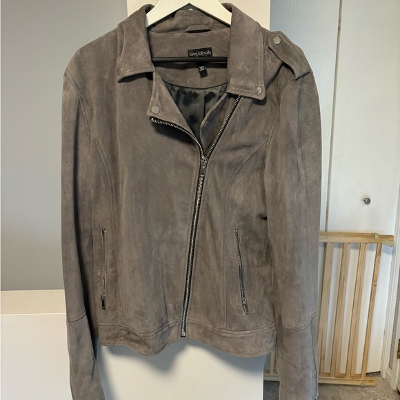 Genuine Leather Suede Jacket - Picture 2 of 5